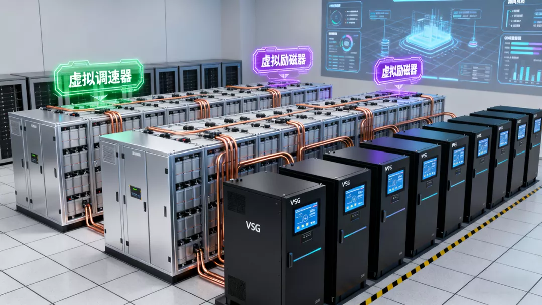 讓儲能系統具備發電機靈魂——虛擬同步發電機（VSG）技術解析